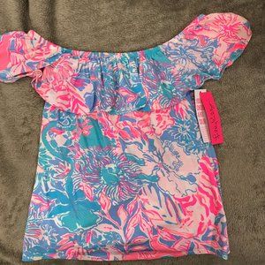 NWT Viva la Lilly Fortuna Top